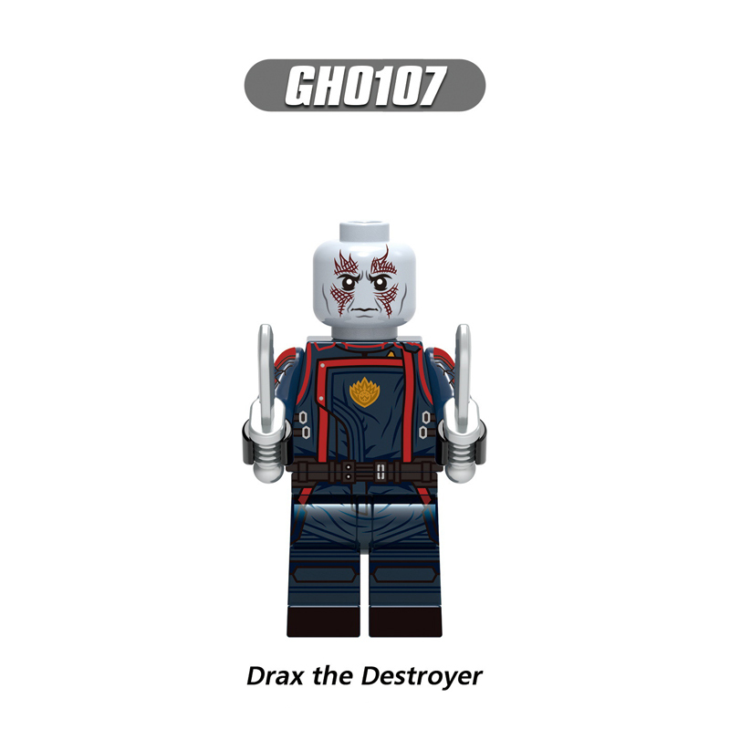 G0114 Marvel Superhero Series Mantis Rocket Raccoon Minifigures Buildiing Blocks American DC Anime The Avengers Model Toys Gift