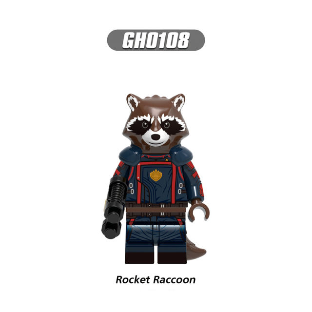 G0114 Marvel Superhero Series Mantis Rocket Raccoon Minifigures Buildiing Blocks American DC Anime The Avengers Model Toys Gift