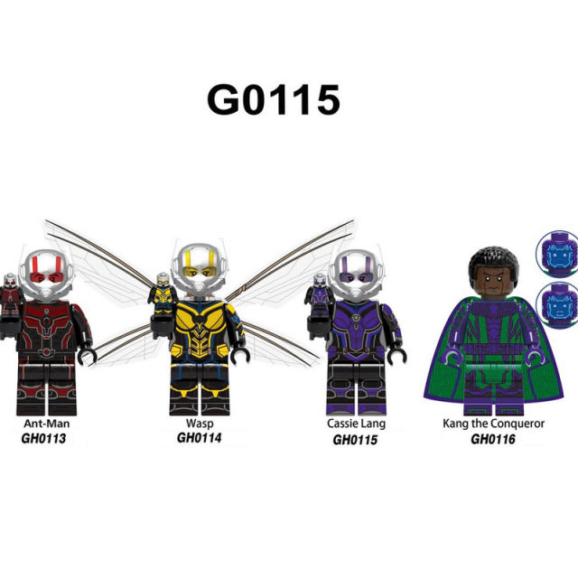 G0115 America Marvel Superhero Series Ant Man Wasp Minifigures Buildiing Blocks DC Anime Tales To Astonish Model Toys Gifts Boys