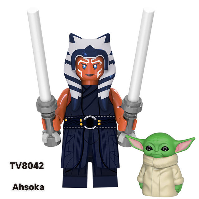 TV6106 Star Wars Science Fiction Series Minifigures Building Blocks Clone Volunteer Luke Skywalker Model  Ameica Action Toy Gift