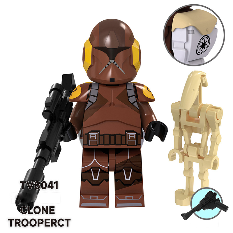 TV6106 Star Wars Science Fiction Series Minifigures Building Blocks Clone Volunteer Luke Skywalker Model Ameica Action Toy Gift