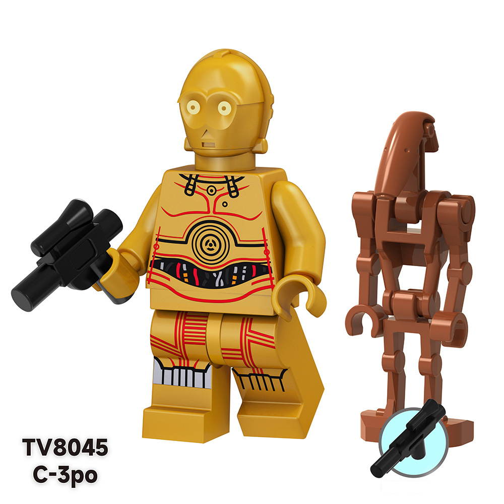 TV6106 Star Wars Science Fiction Series Minifigures Building Blocks Clone Volunteer Luke Skywalker Model Ameica Action Toy Gift