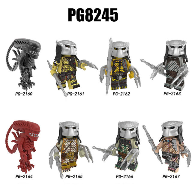 The American Science Fiction Film Iron Blood Warrior Series Minifigures Building Blocks Dysmorphism Terrifying Weapon Boys Toys