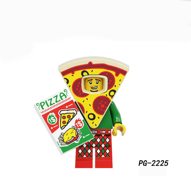 Raffle series Sun Wukong Gingerbread Man Pizza Minifigrues Building Blocks Rainbow Christmas Gifts Fox Girl Monkey King Toys Boy