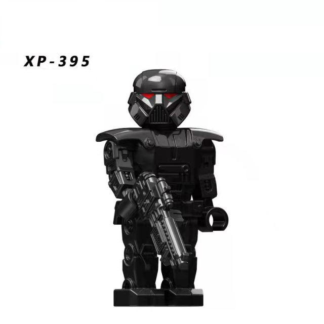XP395 Marvel Star Wars Series Minifigures Building Blocks Black Dark Storm Soldier Action Weapon Gun Models Toys Gifts Children
