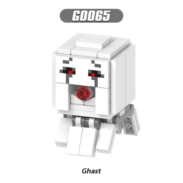 G0109 Minecraft Series Minifigs Building Blocks Sandbox Games Ghast Horse Breeder Baker Spelunker Accessories Toys Gifts Boys