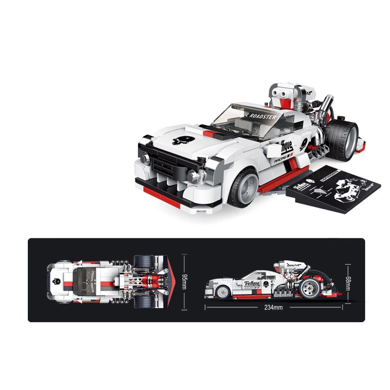 New Supercar Explosive Modification Series Bricks Racing Car Model Boy