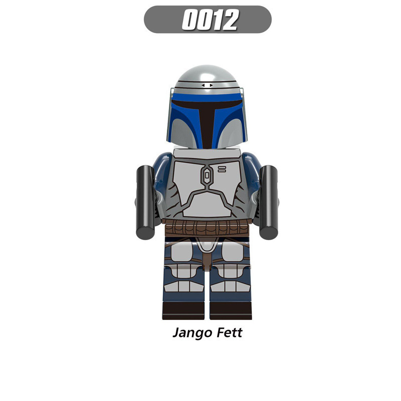G0102 American Science Fiction Star Wars Series Minifigs Building Blocks Disney Movie Luke Mandalorian Warriors Weapon Toys Gift