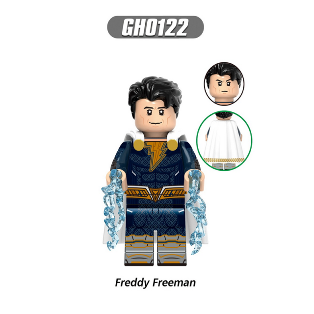 G0116 Superheroes Series Shazam Family Minifigs Building Blocks DC Whiz Comics Captain Marvel Freddy Freeman Toys Gifts Children