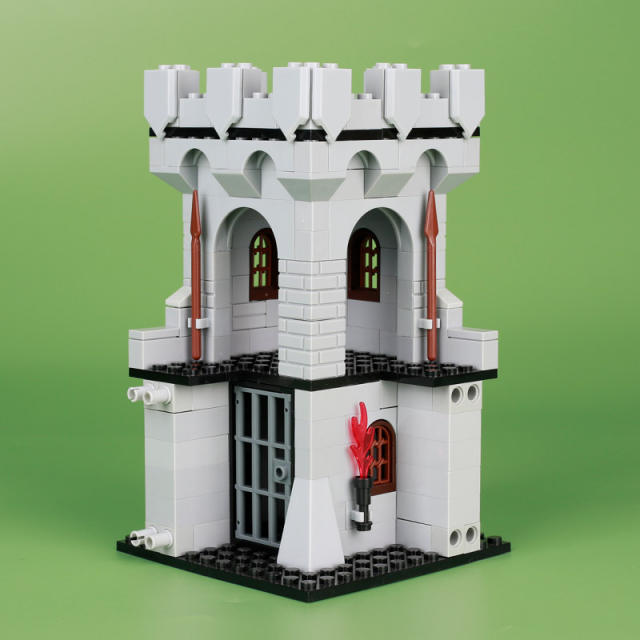 MOC City Series Medieval Military City Wall Building Blocks Castle Army Soldiers Architecture Tower Knight Rome Bricks Toys Gift