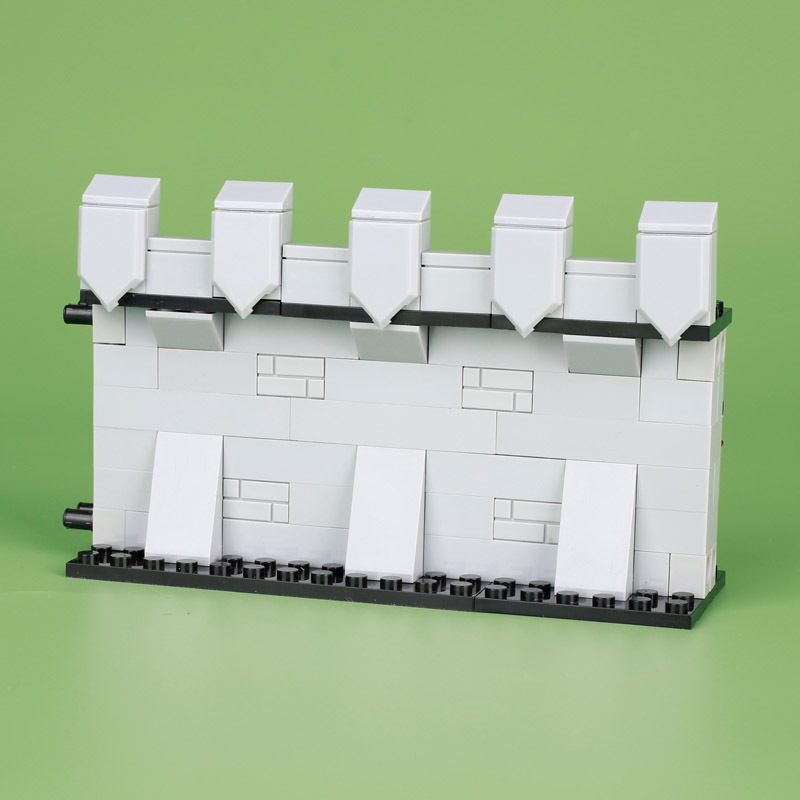 Medieval Age Castle Knights City Wall Military Building Blocks Roman Warriors Crusade Tower Guard Baseplate Toys Gifts Children