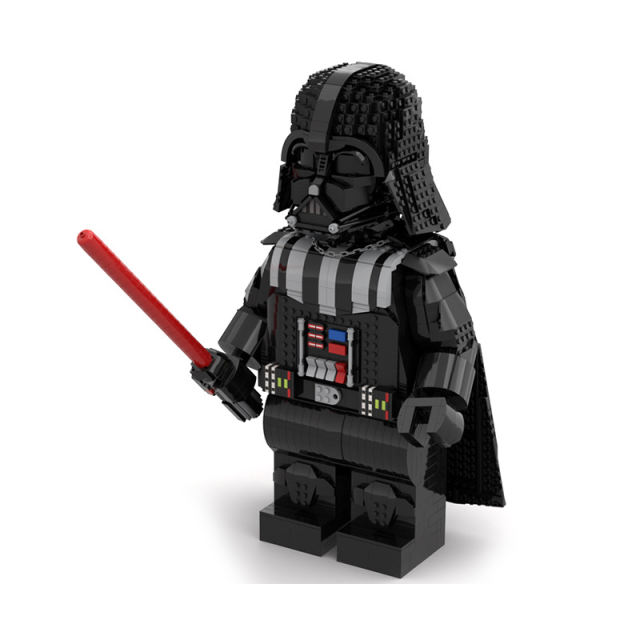 1880PCS Star Wars Series Darth Vader Giant Minifigs Building Blocks Anakin Skywalker Helmet Weapon Cloak Laser Rod Toys Boy Gift