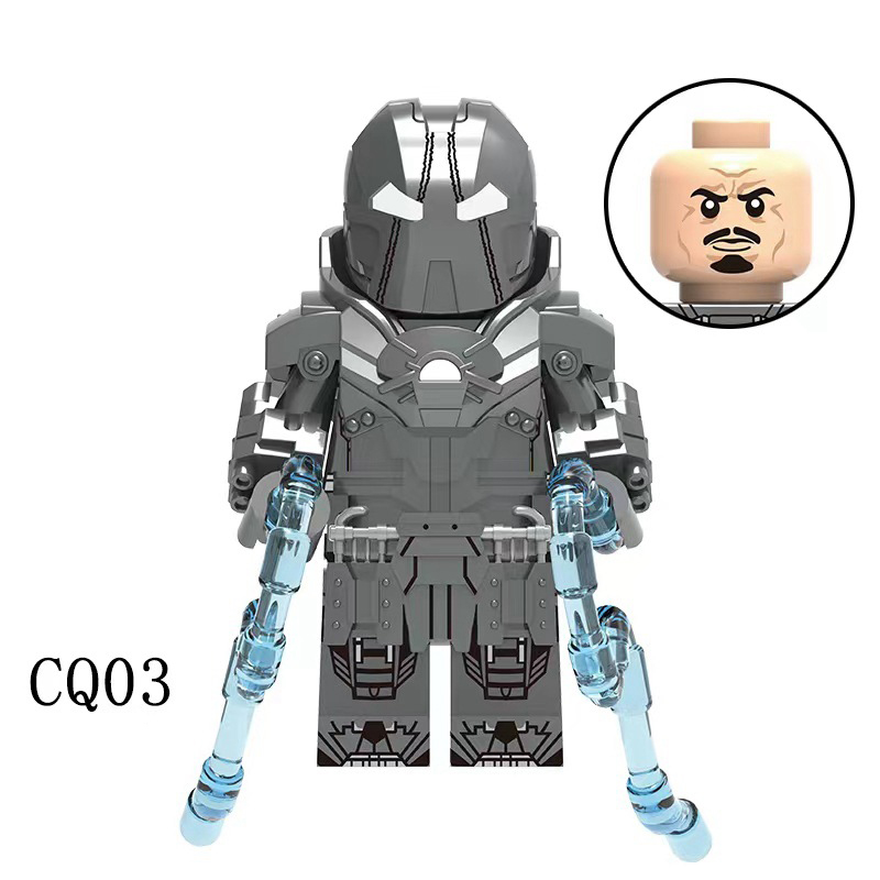 パーツ marvel CQ03 Marvel Supervillain Whiplash Minifigs Bricks Whip