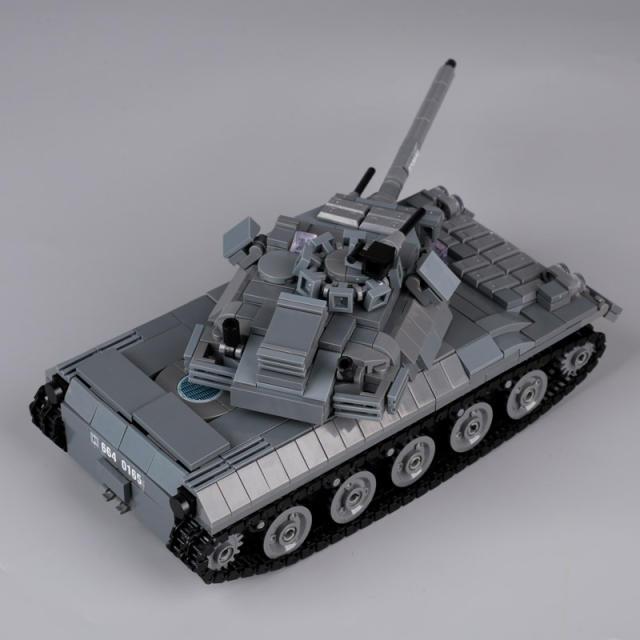 Military Series France AMX 30 Brennus Main Battle Tank Building Blocks War Army Soldiers Weapon Accessories Model Toys Gifts Boy