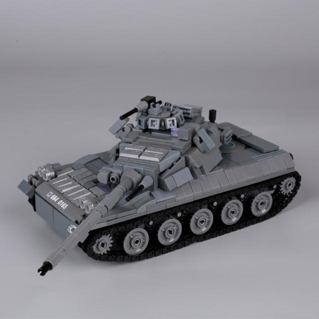 Military Series France AMX 30 Brennus Main Battle Tank Building Blocks War Army Soldiers Weapon Accessories Model Toys Gifts Boy