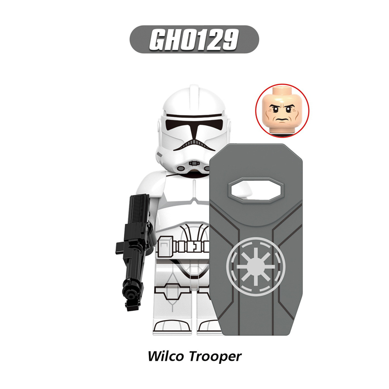 G0117 Star Wars Series Minifigs Building Blocks Superheroes Anakin Skywalker Ahsoka Tano Jedi Temple Guard Weapon Lightsaber Toy