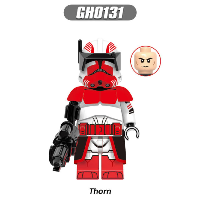 G0117 Star Wars Series Minifigs Building Blocks Superheroes Anakin Skywalker Ahsoka Tano Jedi Temple Guard Weapon Lightsaber Toy