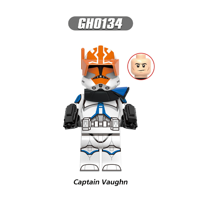G0117 Star Wars Series Minifigs Building Blocks Superheroes Anakin Skywalker Ahsoka Tano Jedi Temple Guard Weapon Lightsaber Toy