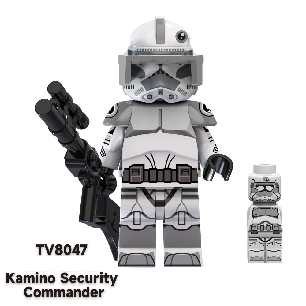 TV6107 Star Wars Series Minifigs Building Blocks Science Fiction Clone Cleanser Ahsoka Repairer Model Ameican Action Toys Gifts