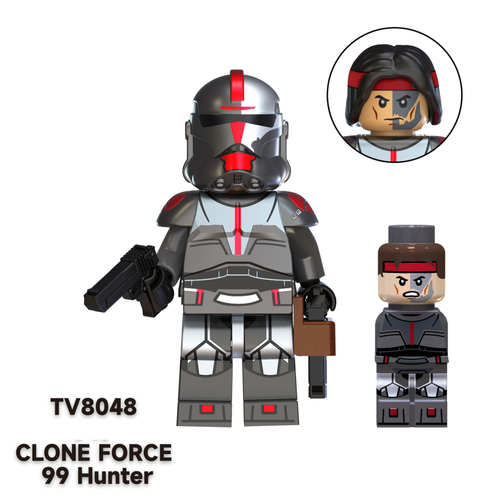 TV6107 Star Wars Series Minifigs Building Blocks Science Fiction Clone Cleanser Ahsoka Repairer Model Ameican Action Toys Gifts