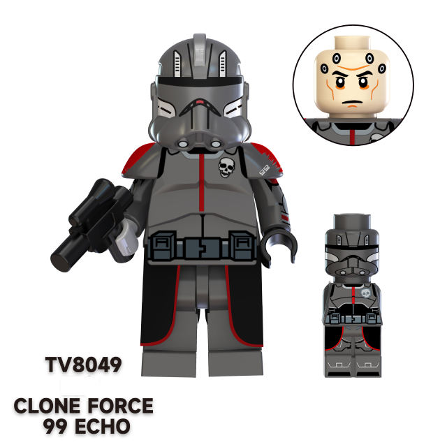 TV6107 Star Wars Series Minifigs Building Blocks Science Fiction Clone Cleanser Ahsoka Repairer Model Ameican Action Toys Gifts