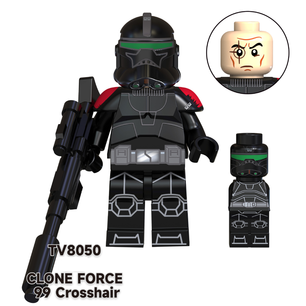 TV6107 Star Wars Series Minifigs Building Blocks Science Fiction Clone Cleanser Ahsoka Repairer Model Ameican Action Toys Gifts