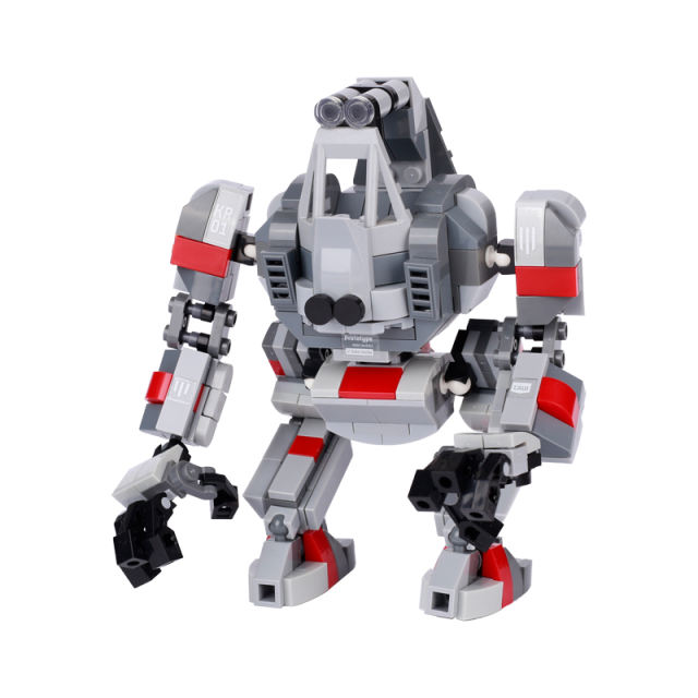 MOC Military Series Manned Mecha Robot Building Blocks Mechanical Model Assembly Science Fiction Machine Battle War Toys Gifts
