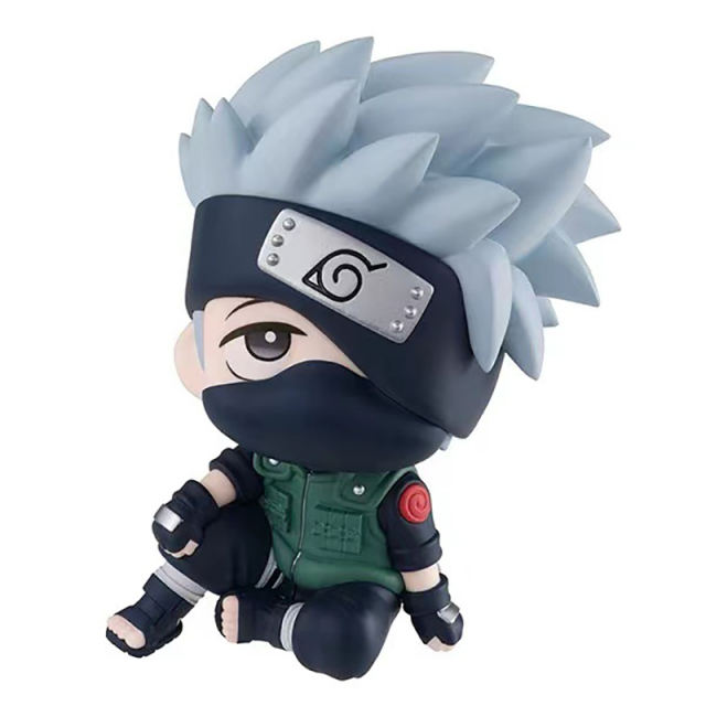 Anime Naruto Kakashi Action Figure Q Version Kawaii Sasuke Itachi PVC Decoration Collection Model Boys Toy Children Gift Doll