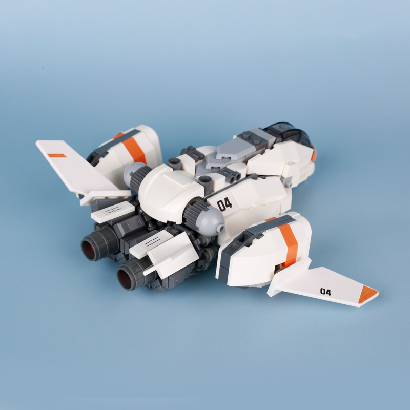 Military Science Fiction Series Crusader Transport Building Blocks Army Soldiers Assemble Model Helicopter Aircraft Plane Toys