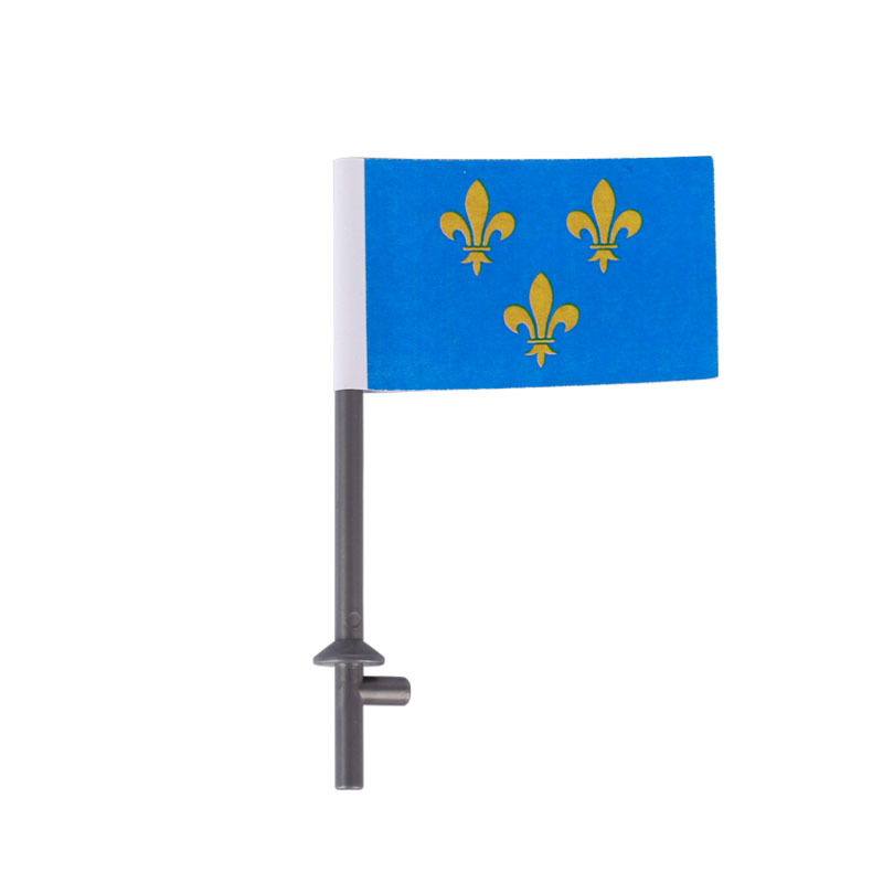 Flag Series Holy Roman Lancaster Lion Jerusalem Knight Fleur de lis Crusader Saint Lazarus Army Solider Accessories Toys Gifts