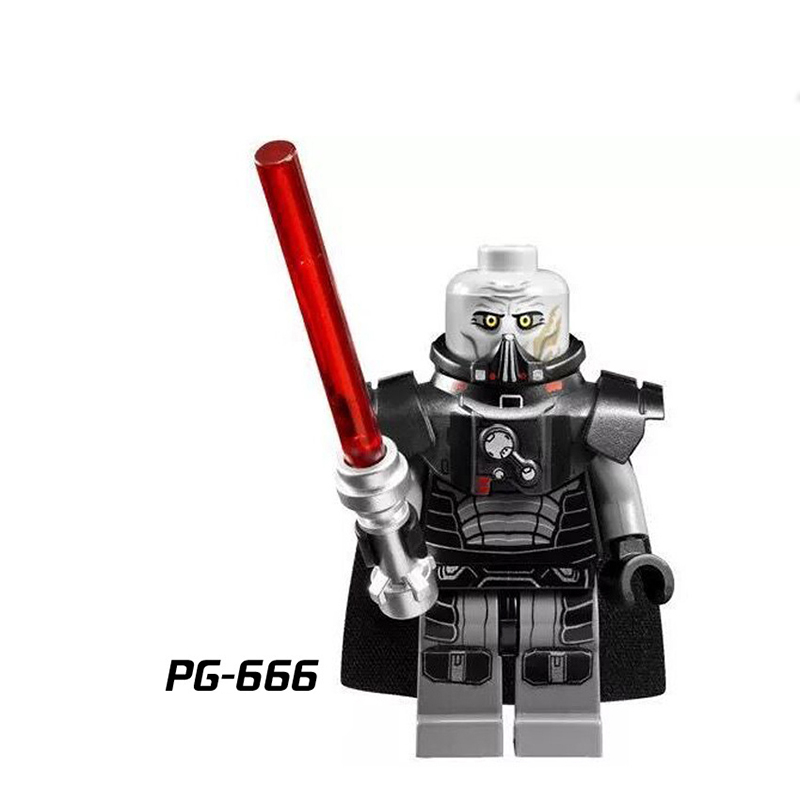PG8024 American Science Star Wars Series Minifigures Building Blocks Khan Solo Obiwang Bez Qilut Brain Game Children's Gift