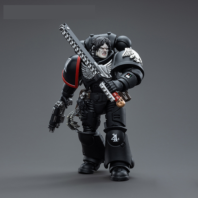 1: 18 Warhammer 4K Minifigs Building Blocks Britain Games Workshop Sergeant Rechas Ashan Weapon Mask Raven Guard Arbiter Toy Boy