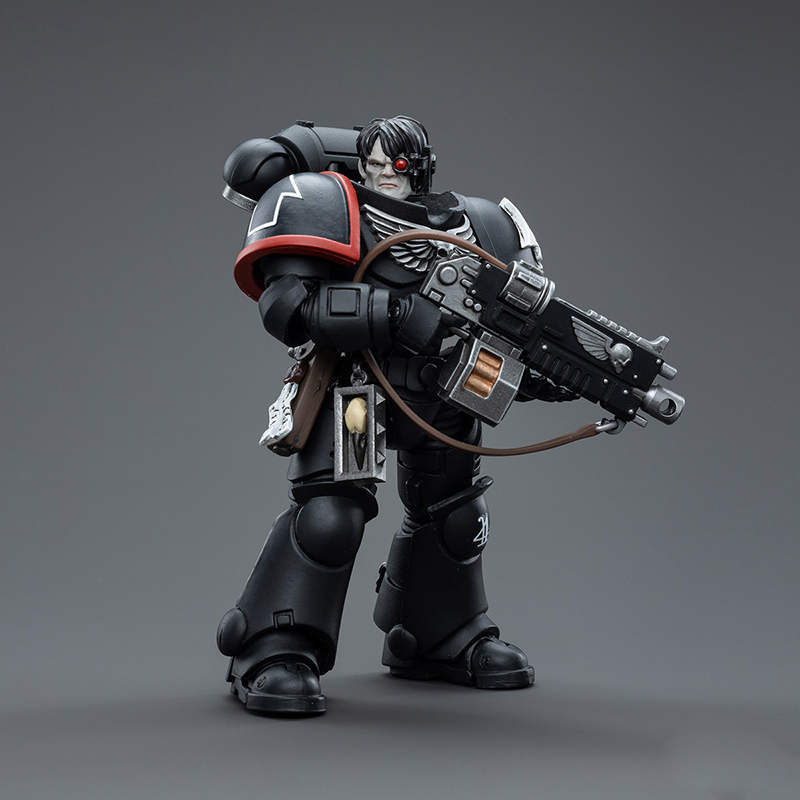 1: 18 Warhammer 4K Minifigs Building Blocks Britain Games Workshop Sergeant Rechas Ashan Weapon Mask Raven Guard Arbiter Toy Boy