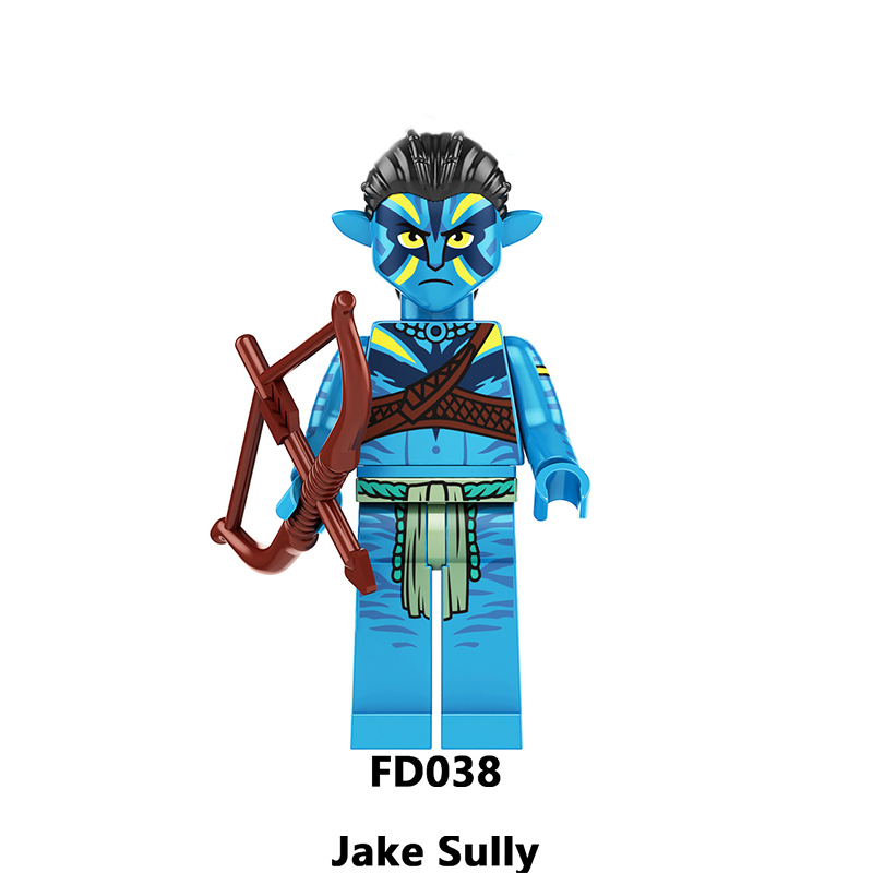 FD1006 Disney Movie Avatar Navi Action Figures Neytiri Model Building Block Mini Assemble MOC Educational Toy Kids Birthday Gifts