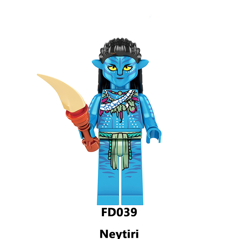 FD1006 Disney Movie Avatar Navi Action Figures Neytiri Model Building Block Mini Assemble MOC Educational Toy Kids Birthday Gifts