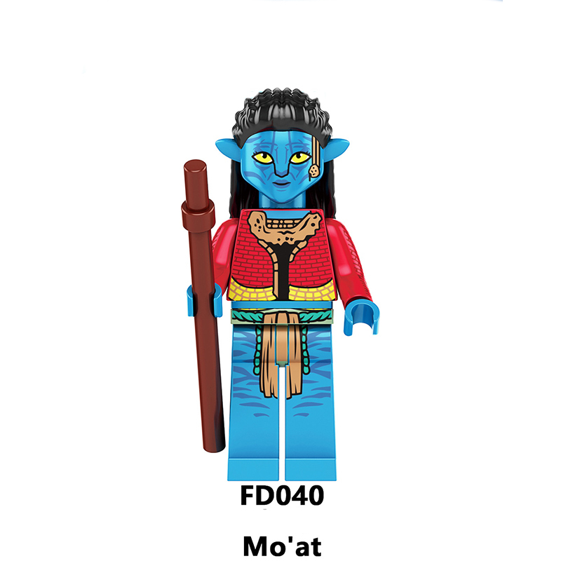 FD1006 Disney Movie Avatar Navi Action Figures Neytiri Model Building Block Mini Assemble MOC Educational Toy Kids Birthday Gifts