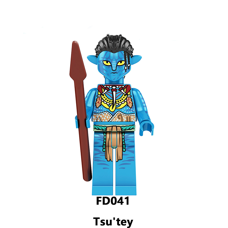 FD1006 Disney Movie Avatar Navi Action Figures Neytiri Model Building Block Mini Assemble MOC Educational Toy Kids Birthday Gifts