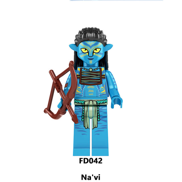 FD1006 Disney Movie Avatar Navi  Action Figures Neytiri Model Building Block Mini Assemble MOC Educational Toy Kids Birthday Gifts