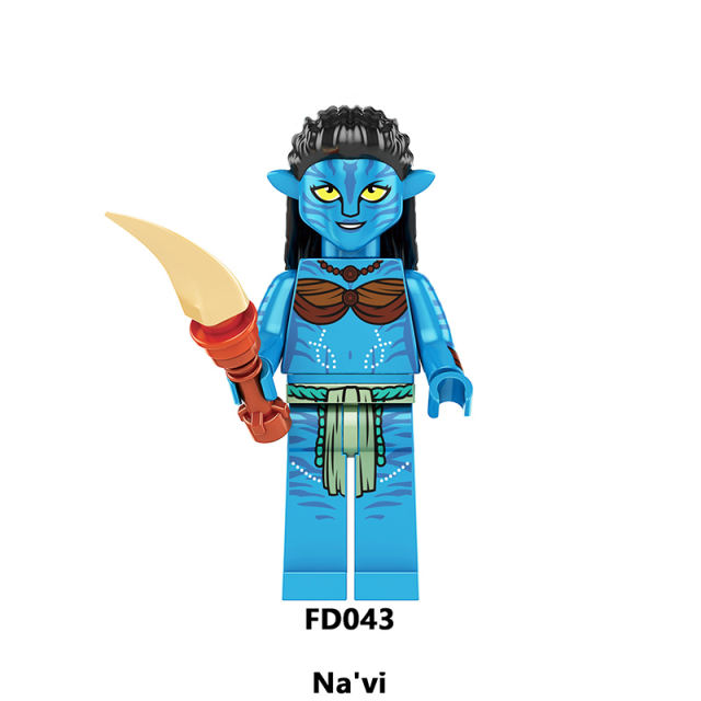 FD1006 Disney Movie Avatar Navi  Action Figures Neytiri Model Building Block Mini Assemble MOC Educational Toy Kids Birthday Gifts