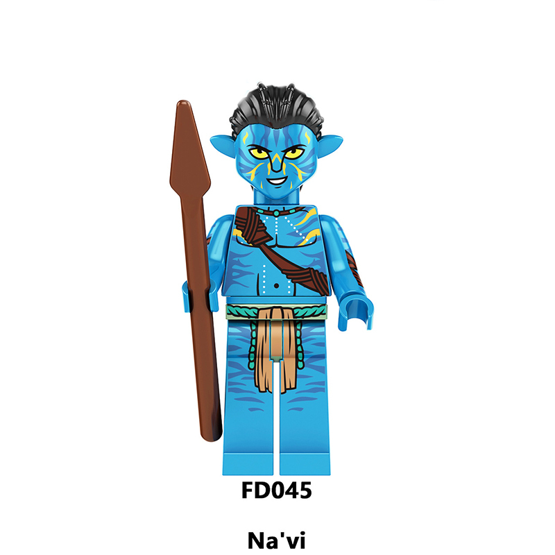 FD1006 Disney Movie Avatar Navi Action Figures Neytiri Model Building Block Mini Assemble MOC Educational Toy Kids Birthday Gifts