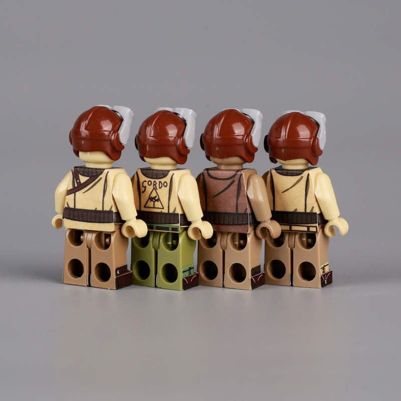 WW2 American Tank Soldiers Sticker Minifigs Building Blocks Military Set Weapon Helmet Accessories Parts Children Toys Boy Gifts