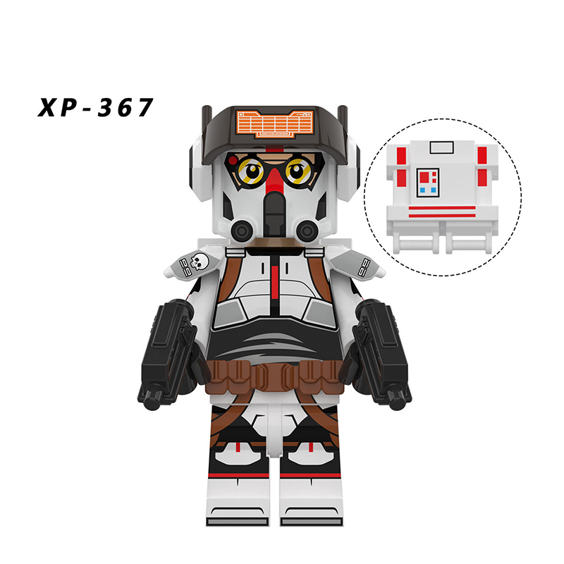 KT1047 Aiming Star Technicians Hunter Echo Model Clone Force Solider Building Blocks MOC Bricks Set Children Gift Puzzle Toys