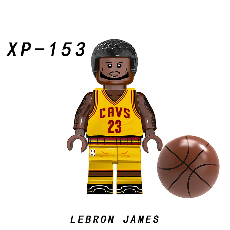 KT1021 Basketball Kobe Anime Minifigs Building Blocks Yao Ming Jordan McGrady James Wade Cartoon Models Boys Toys Gifts Children