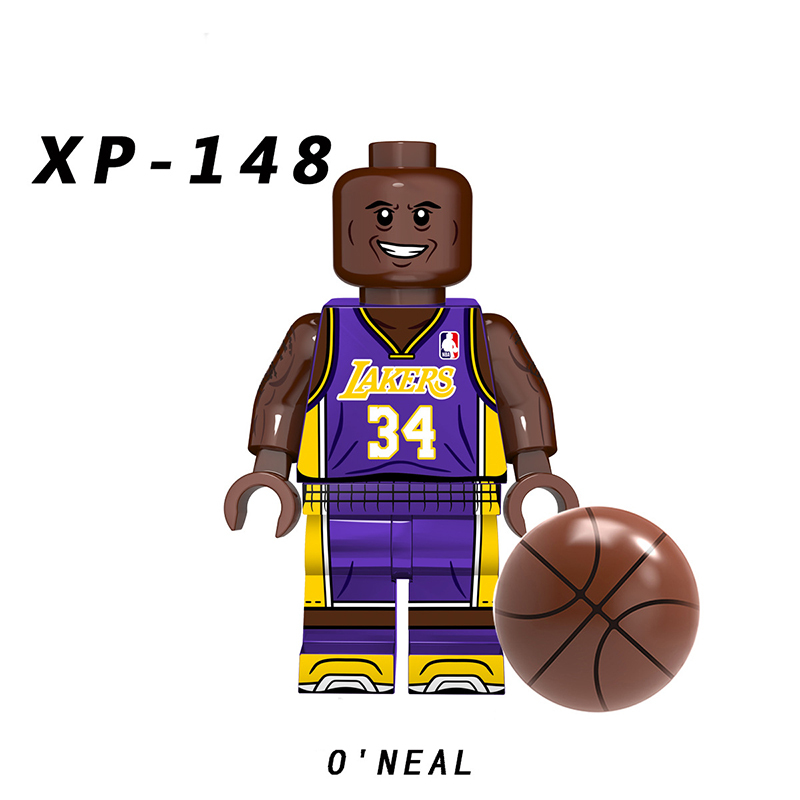 KT1021 Basketball Kobe Anime Minifigs Building Blocks Yao Ming Jordan McGrady James Wade Cartoon Models Boys Toys Gifts Children