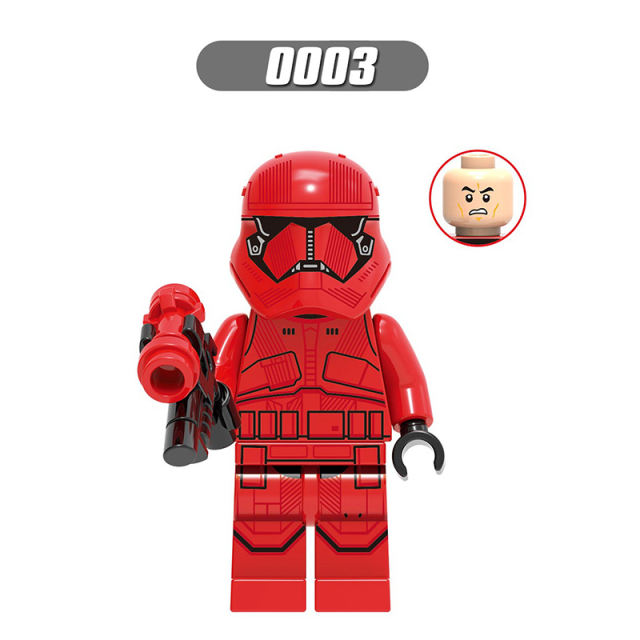 G0001 Star Wars Series Minifigs Building Blocks Superhero Sith Jet Darth Vader Storm Stroopers Royal Guard Kids Toy Boy Gift