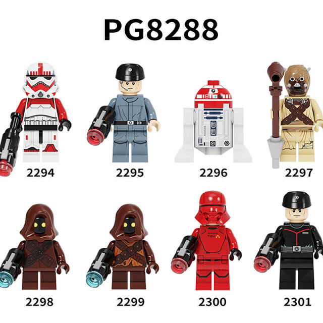 PG8288 Star Wars Series Robot Minifigs Science Movie Building Blocks Storm Soldier Javanese Model Collection Game Children Gifts