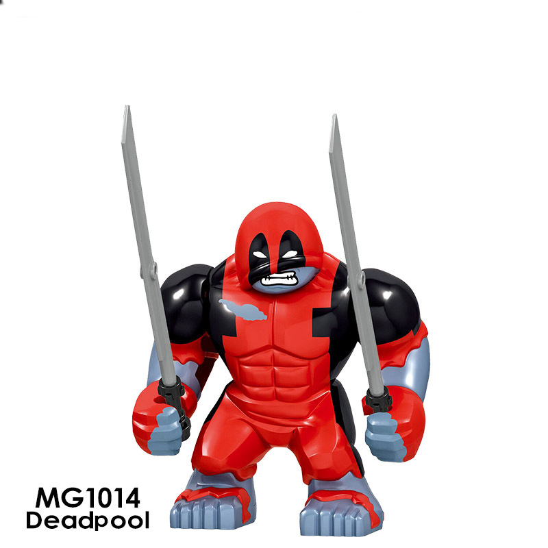 MG1014 Superhero Character Venom Anti Venom Carnage Model Deadpool Action Figure Construction Building Blocks Toys Children