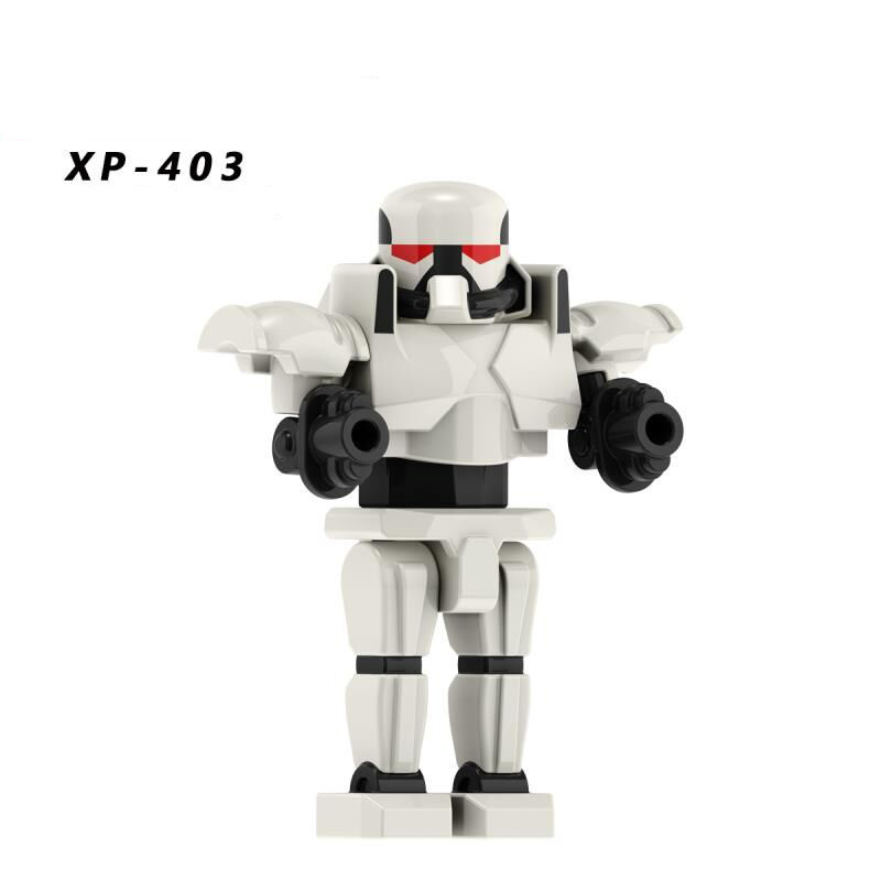 XP403 Star Wars Series Human Clone Robot Animation American Drama Movie Assembled Building Blocks Anime Figure Toys Gifts Boys