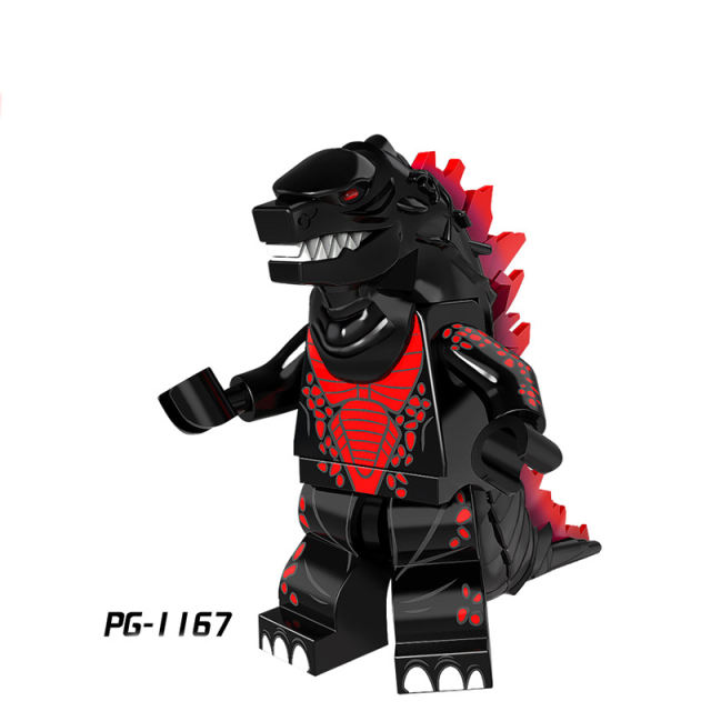 PG8090 Godzilla Monster Multicolor Minifigs Action Collection Anime Movie Model Toys Building Blocks MOC Children Gift Compatible