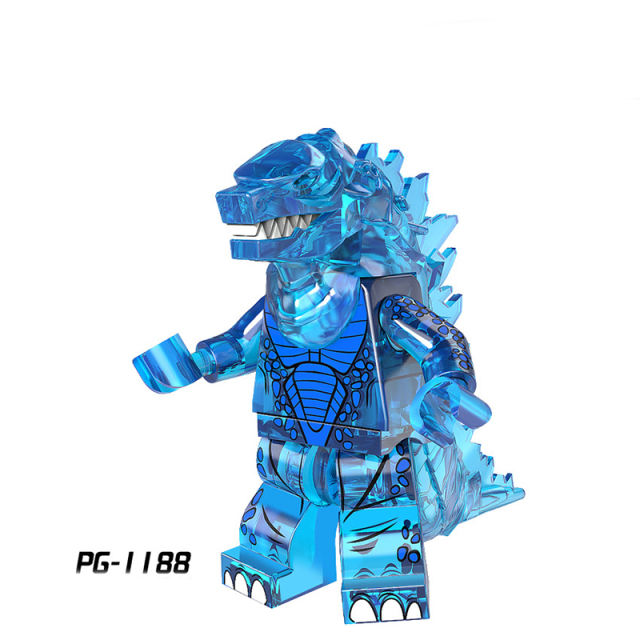 PG8090 Godzilla Monster Multicolor Minifigs Action Collection Anime Movie Model Toys Building Blocks MOC Children Gift Compatible